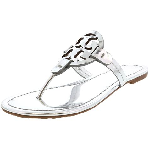 replica tory burch miller sandals|Tory Burch Miller sandals silver.